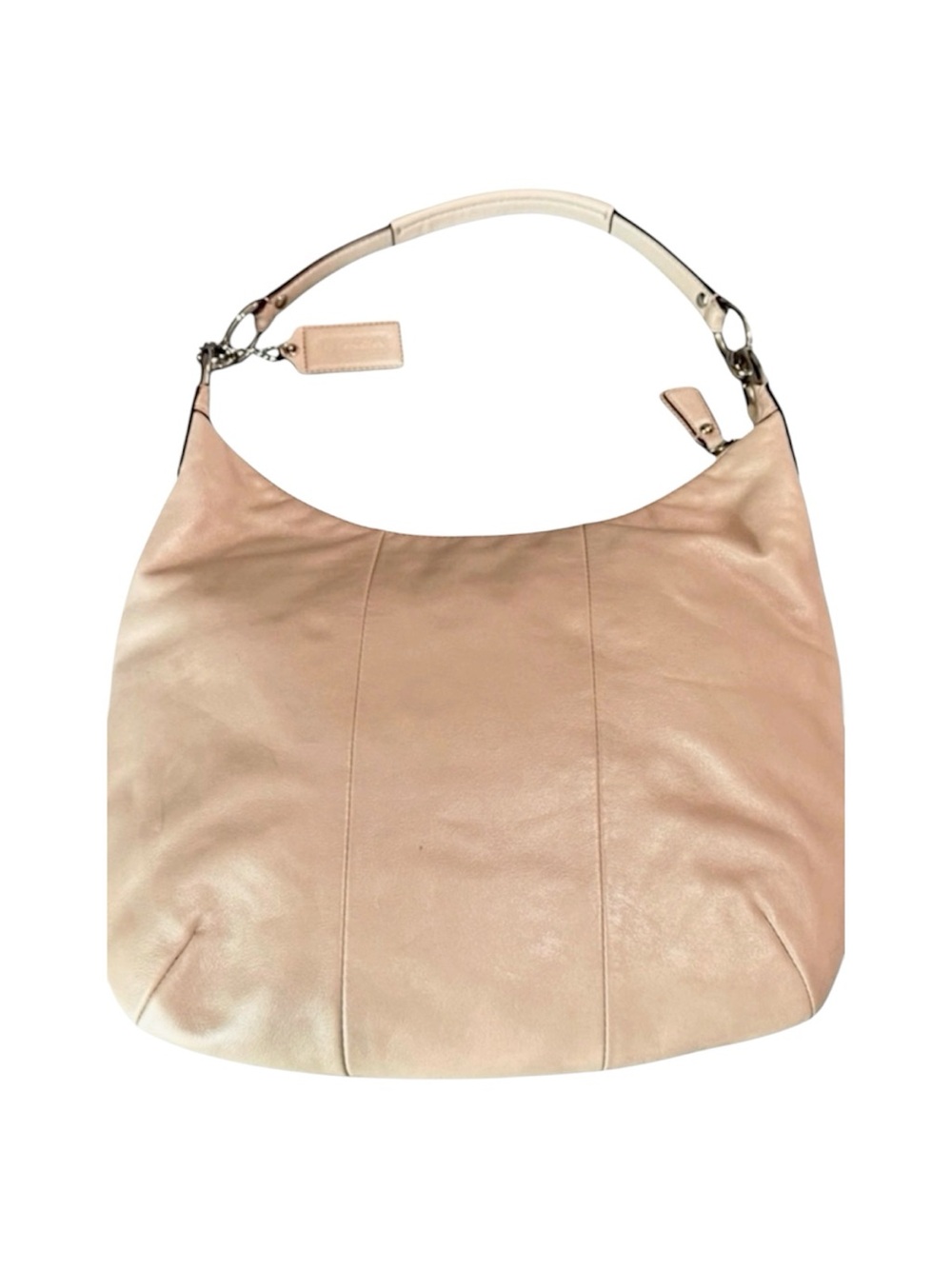 Coach Kristin bag model B 1375-F22306 in Ivory & Silver GUC - Picture 2 of 10